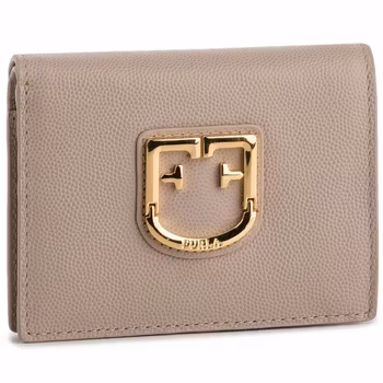 Furla Metropolis PCW1023-GR-DR – Beige Mini Crossbody 11×9×2 cm