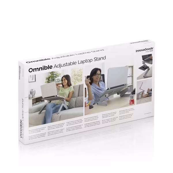 Omnible InnovaGoods Justerbart Laptop-bord – Flera Höjd- & Vinkelpositioner för Ergonomisk Arbetsplats