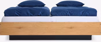 ELLINGE Sängram 180×200 cm med Smart Förvaring – Ekfärgad & Stilren