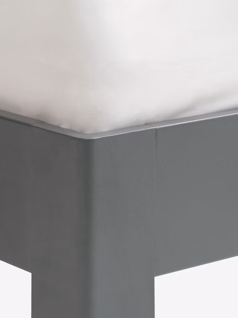 KILDEN Sängram 180×200 cm – Mörkgrå & Modern Stil med Robust Metallram