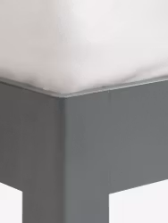 KILDEN Sängram 180×200 cm – Mörkgrå & Modern Stil med Robust Metallram