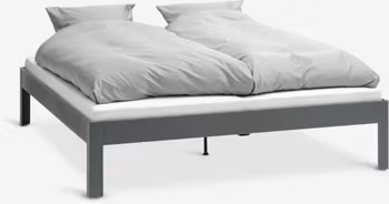 KILDEN Sängram 180×200 cm – Mörkgrå & Modern Stil med Robust Metallram