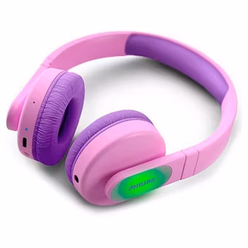 Philips Trådlösa Blå Diademhörlurar för Barn – Bluetooth 5.0, Mikrofon & Borttagbar Kabel