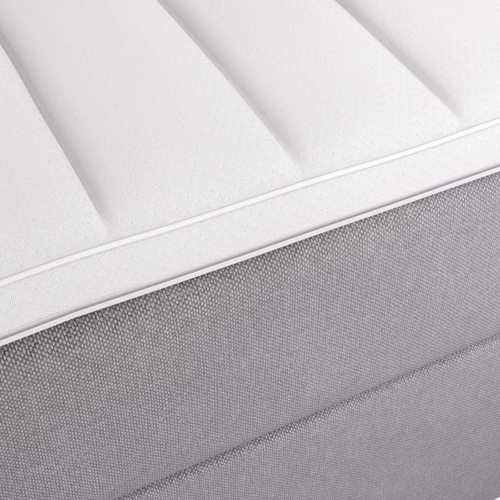 VERMA BC5 Kontinentalsäng 160×200 cm – Grå-23 MF, Lyxig Komfort & Stilren Design