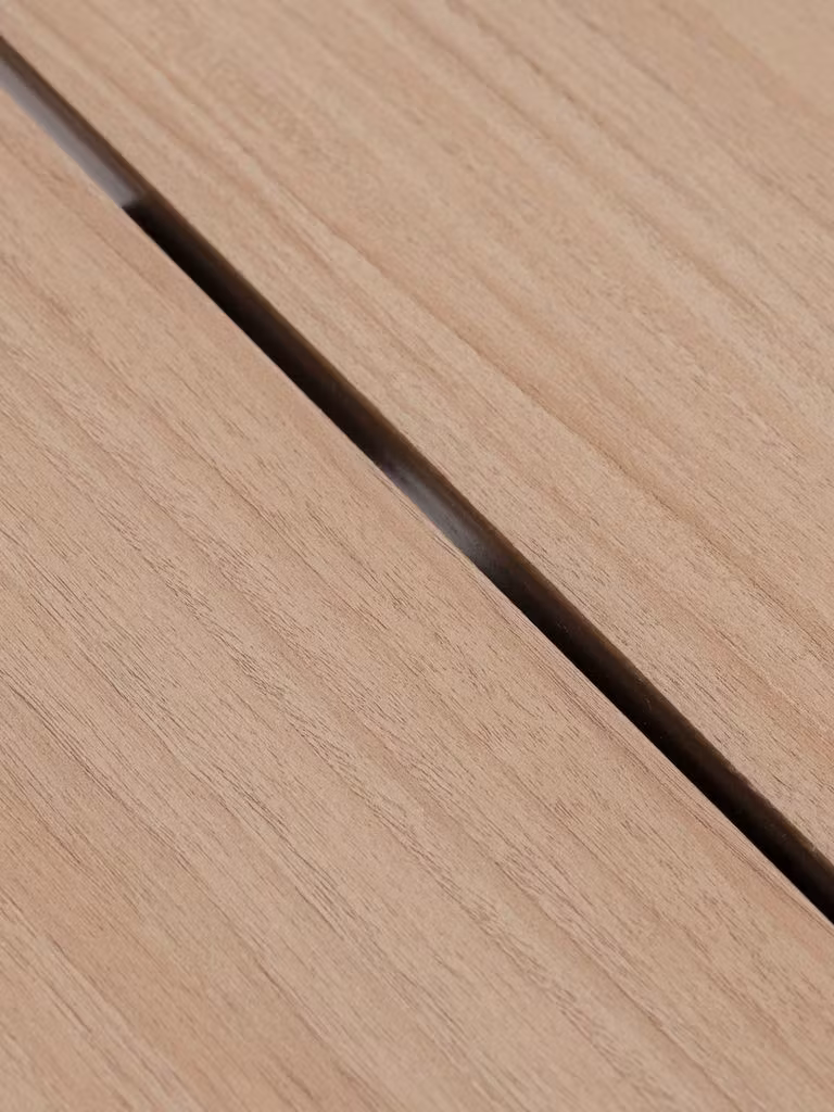 FAUSING Trädgårdsbord 100×220 cm – Naturfärgad elegans för stora sällskap