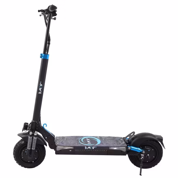 B-Mov Cadaqués Elscooter 500 W – Hopfällbar & Svart med 50 km Räckvidd