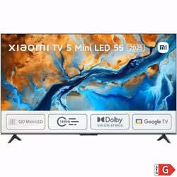 Xiaomi S 2025 – 55″ QLED 4K Ultra HD Smart-TV med 144 Hz, Google TV & Dolby Atmos