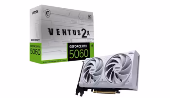 MSI GeForce RTX 5060 8G VENTUS 2X OC WHITE – Vit Dual‑Fan GPU med Ada Lovelace & 8 GB GDDR6