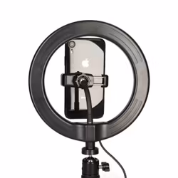 KSIX Studio Live LED Stativ – Bärbart, 14W, Justerbar Färgtemperatur – Svart