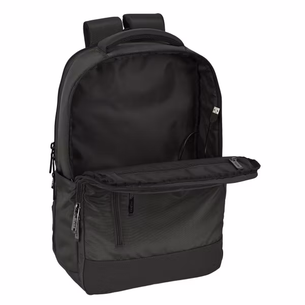 Safta Business Ryggsäck – För Laptop & Surfplatta upp till 15,6" – USB-uttag – Grå