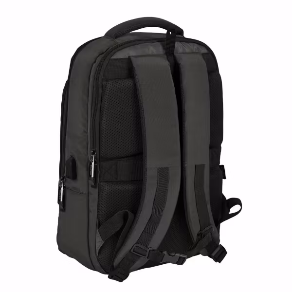 Safta Business Ryggsäck – För Laptop & Surfplatta upp till 15,6" – USB-uttag – Grå