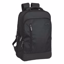 Safta Business Ryggsäck – Svart Laptop- & Surfplatteväska med USB-uttag (15,6")