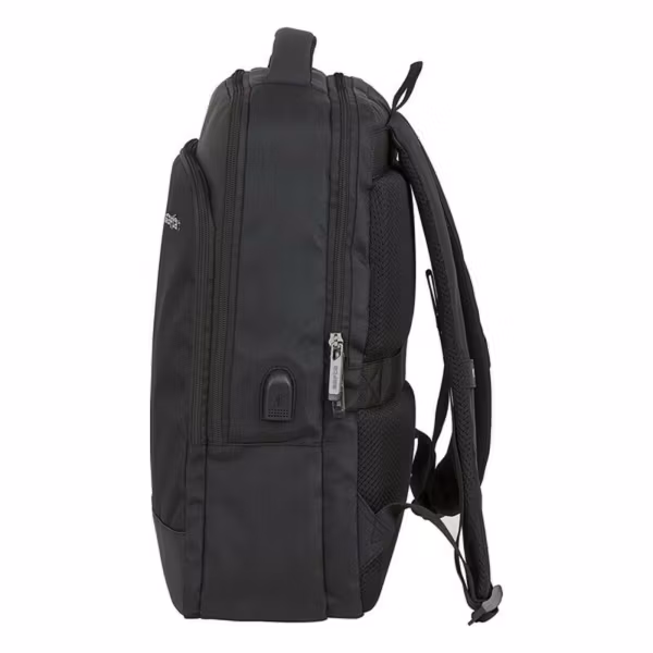 Safta Business Ryggsäck – Svart Laptop- & Surfplatteväska med USB-uttag (15,6")