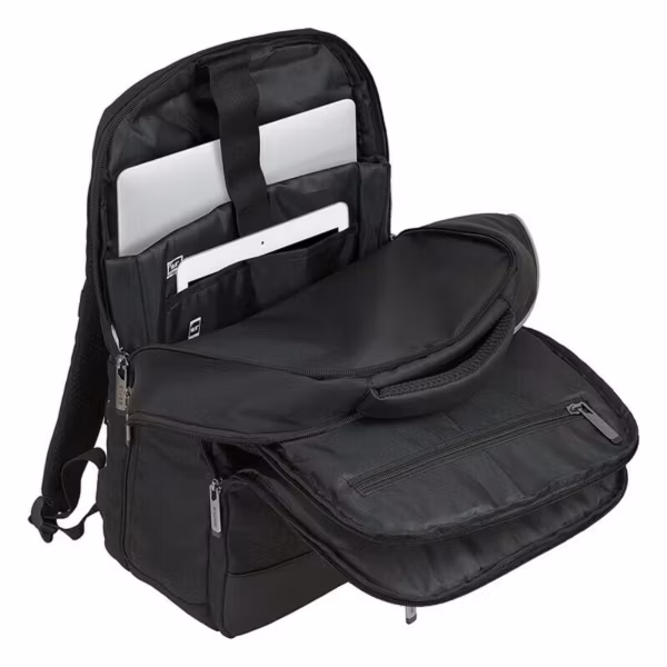 Safta Business Ryggsäck – Svart Laptop- & Surfplatteväska med USB-uttag (15,6")