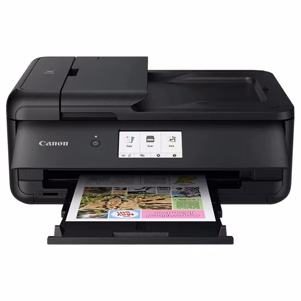 Canon PIXMA TS9550a – Trådlös Multifunktionsskrivare A3 med Färg, Wi-Fi & Dubbelsidig Utskrift – Svart
