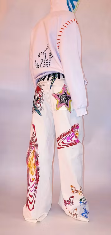 Pretty Dead Wide Leg Jeans