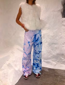 Cotton Candy Circus Wide Leg Jeans