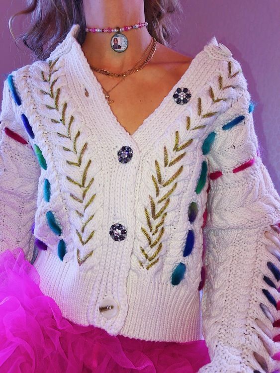 Crazy Grandma vol.1 Knitted Cardigan
