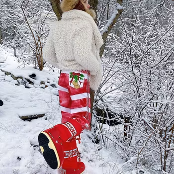 Candy Cane Mess Jeans