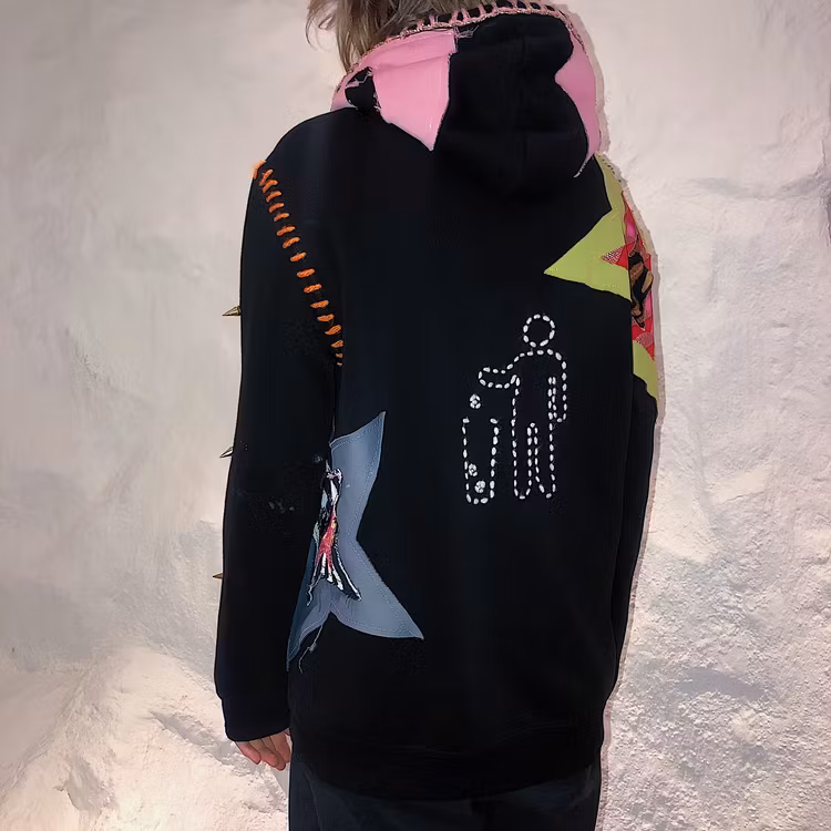 Firework Hoodie, Black