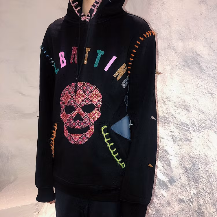 Firework Hoodie, Black