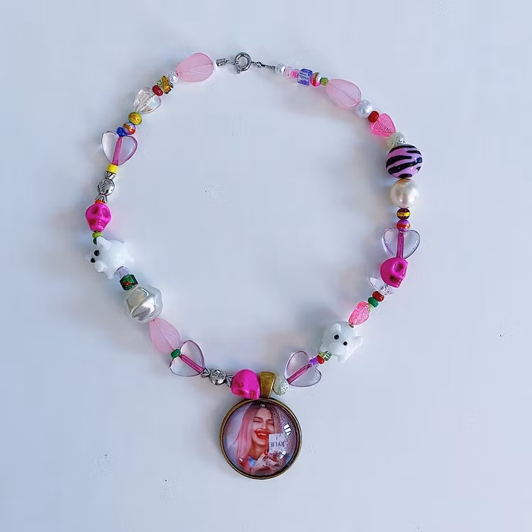 My sister is a pig Charm Necklace