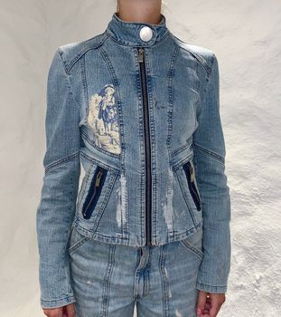 Raveing Ancestors Denim jacket