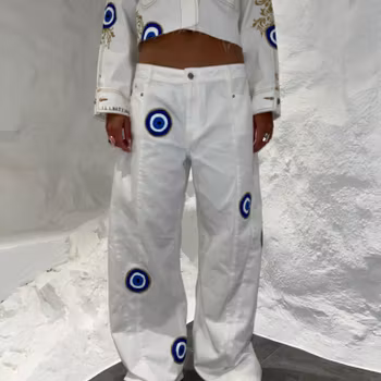 Eye Catcher Jeans (White)