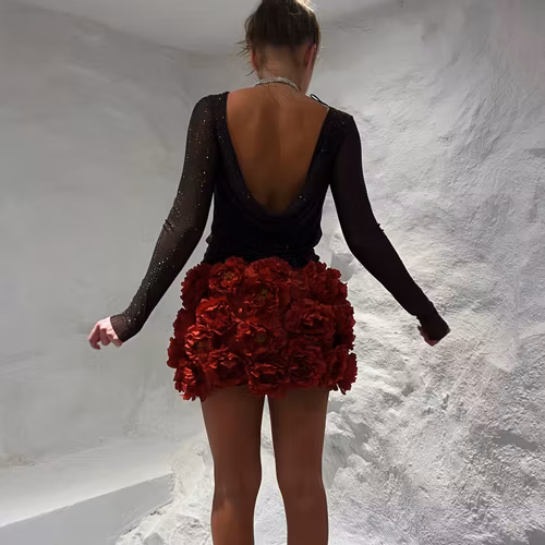 Spending Real Money on Fake Flowers Skirt