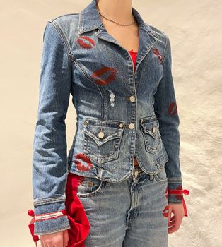 Bow Bow Bow Jacket (Blue)