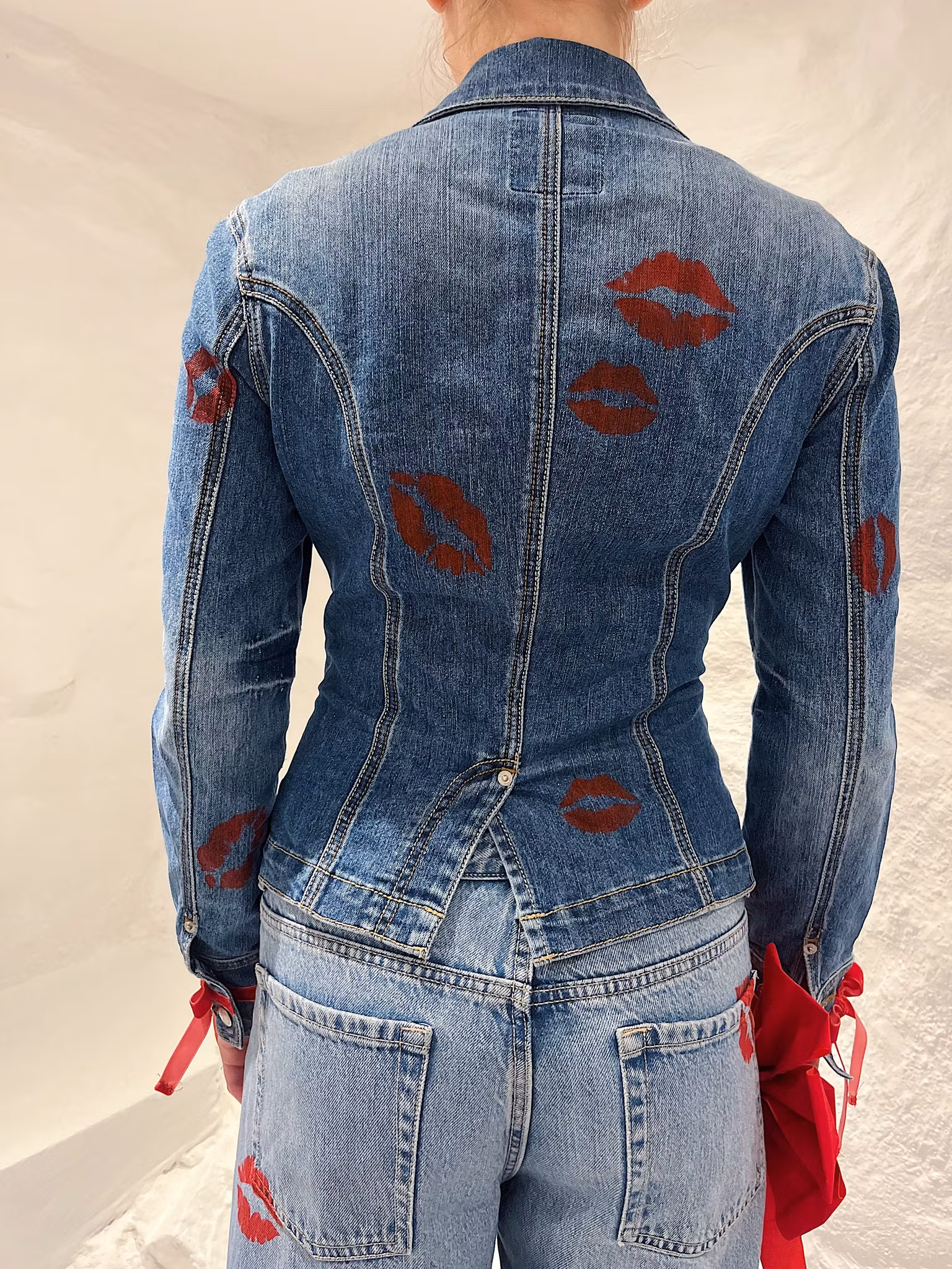 Bow Bow Bow Jacket (Blue)
