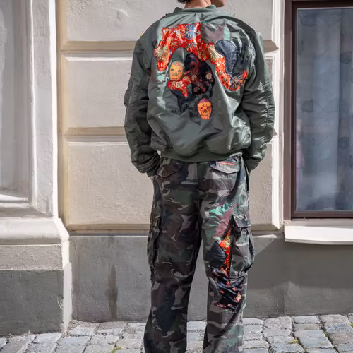 Lavishly Camouflaged Jeans