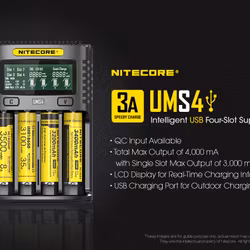 Nitecore UMS4 USB-laddare