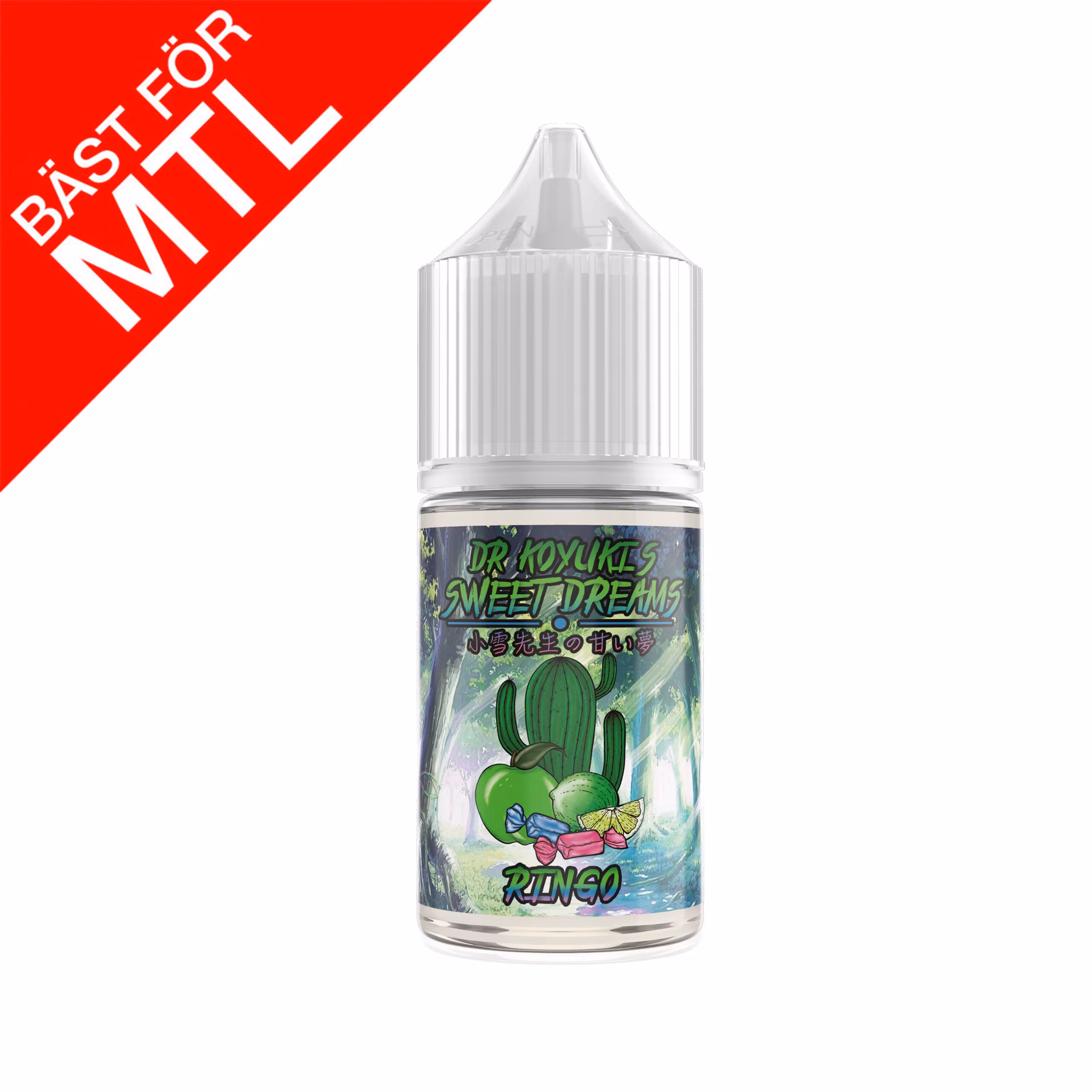 Dr Koyuki sweet dreams godis ringo lime äpple kaktus Shortfill 10ml 30ml mtl vape vejp vapemore mtl