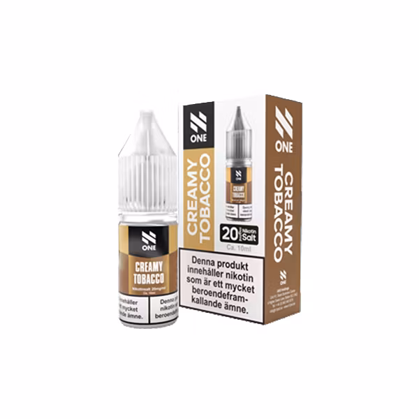 N One - Creamy Tobacco 10ml (20mg Nic-salt)