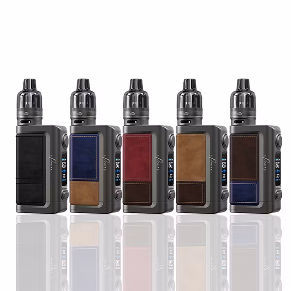 blue blå black svart light-brown dark-brown ljus mörk brun red röd Eleaf iStick Power 2C Kit 160w 4.5ml 18650 GTL startkit dl mtl rdl vape vejp vapemore VapeMore usb-c