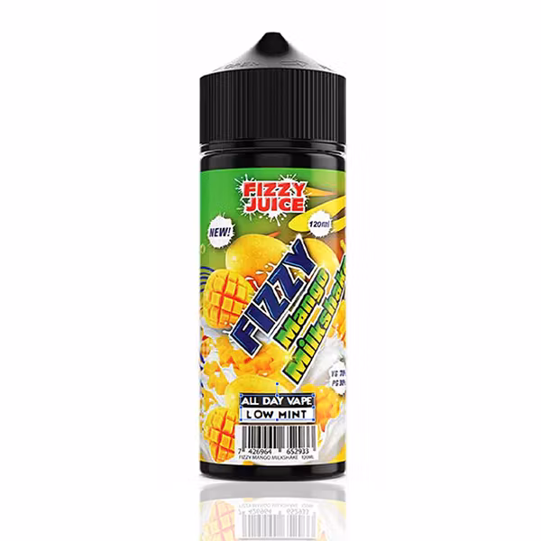 fizzy mango milkshake vanilj cooling e-juice shortfill 100ml gorilla v3 vapemore