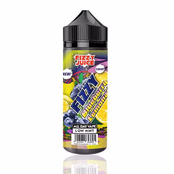 fizzy blueberry Lemonade blåbär citron lemonad cooling e-juice shortfill 100ml gorilla v3 vapemore VapeMore