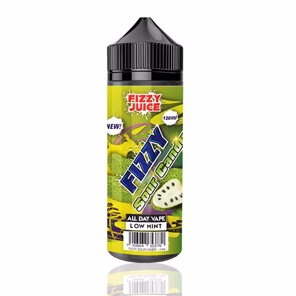 fizzy sour candy guanabana frukt sur godis cooling e-juice shortfill 100ml gorilla v3 vapemore VapeMore