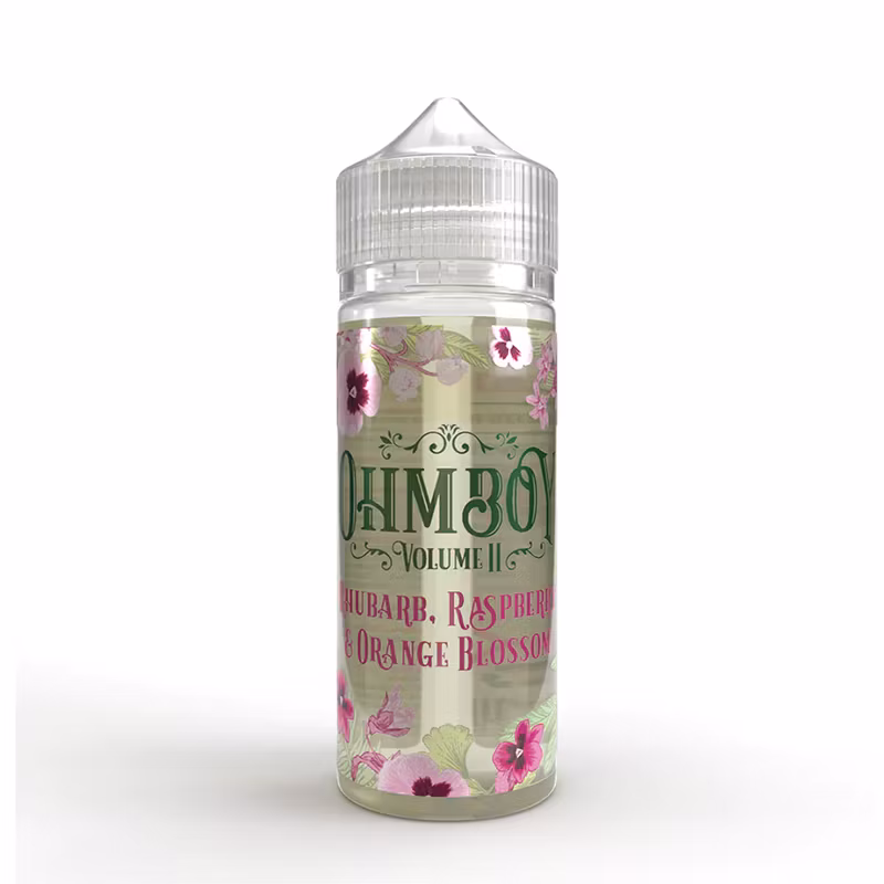 Ohm Boy - Rhubarb, Raspberry & Orange Blossom (Shortfill)