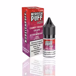 Moreish Puff - Grape & Strawberry Candydrops (10ml, 10mg nikotinsalt)