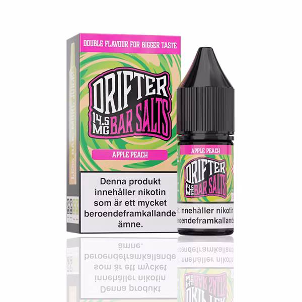 Drifter Bar Salts - Apple Peach (10ml, 14.5mg nikotinsalt)