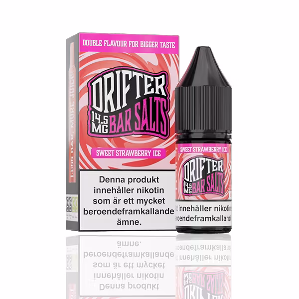 Drifter Bar Salts - Sweet Strawberry ICE (10ml, 14.5mg nikotinsalt)