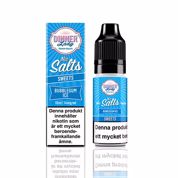 Dinner Lady Salt - Bubblegum Ice (10ml, 14mg nikotinsalt)