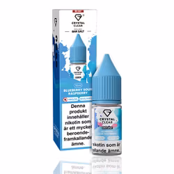Crystal Clear - Blueberry Sour Raspberry  (10ml, 14mg nikotinsalt)