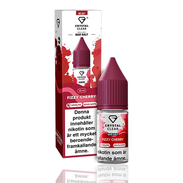 Crystal Clear - Fizzy Cherry  (10ml, 14mg nikotinsalt)