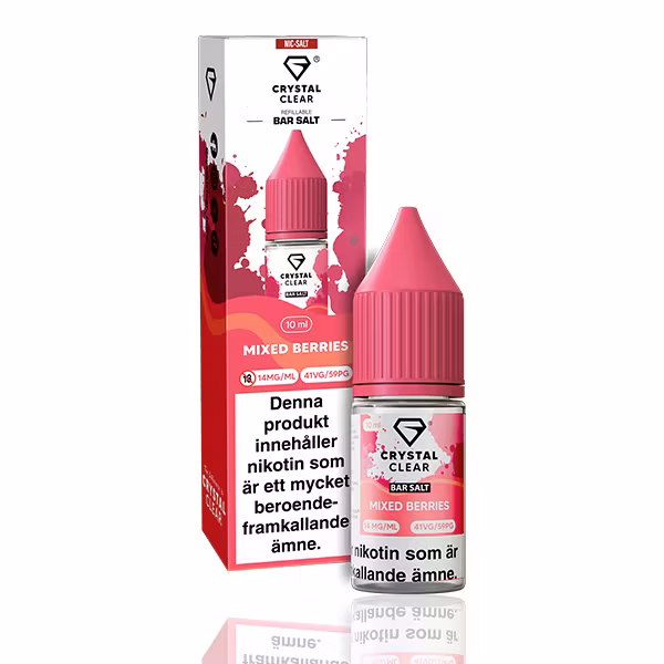 Crystal Clear - Mixed Berries  (10ml, 14mg nikotinsalt)