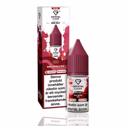 Crystal Clear - Red Apple Ice  (10ml, 14mg nikotinsalt)