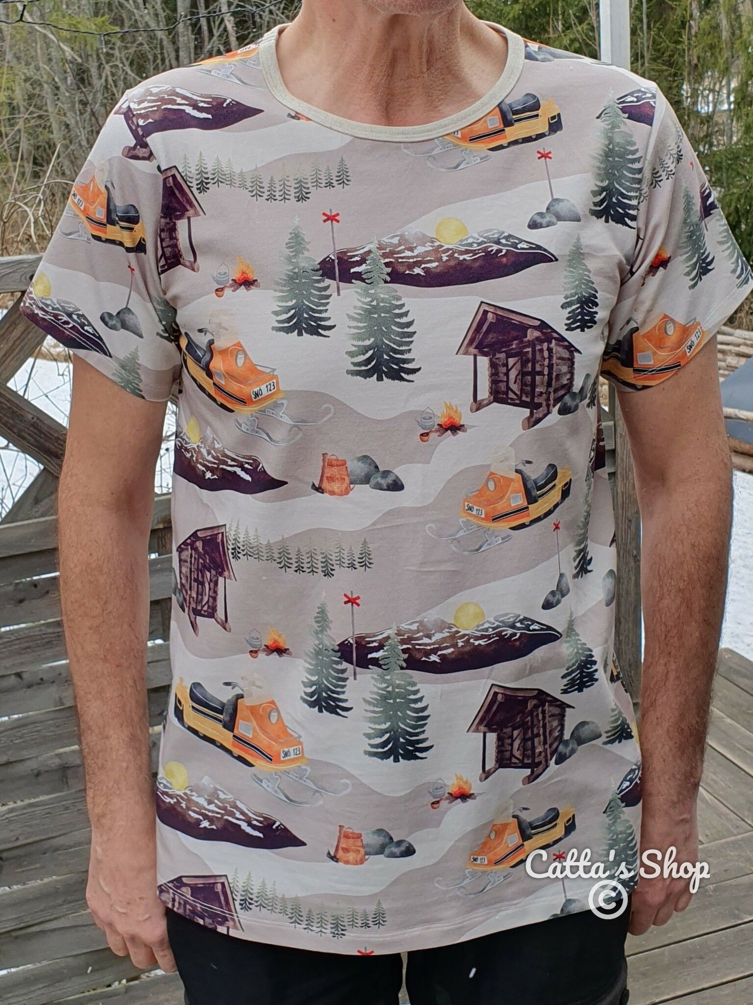 T-shirt med motiv Ockelbo Skotern (herr)