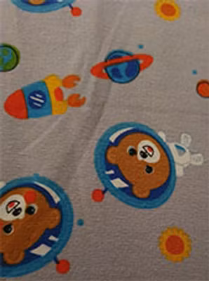 ekologisk trikåtyg - RYMDNALLAR